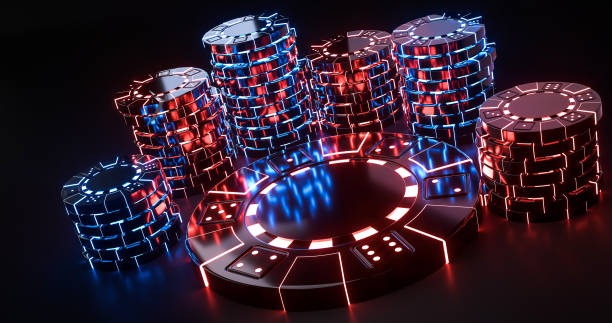 Lottery ticket and draw balls on mode slot platform